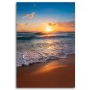 Obraz na plátne Pláž More Západ slnka Krajina (Rozmery 80 x 120 cm)