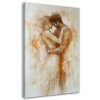 Obraz na plátne Nude Couple Love Beige (Rozmery 80 x 120 cm)