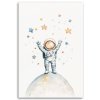 Obraz na plátne Astronaut Stars Boho (Rozmery 80 x 120 cm)