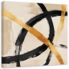Obraz na plátne Abstract Art Beige Loft Painted (Rozmery 30 x 30 cm)