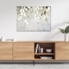 Obraz na plátne Béžové závesné listy vetvičky betón boho (Rozmery 120 x 80 cm)