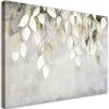 Obraz na plátne Béžové závesné listy vetvičky betón boho (Rozmery 120 x 80 cm)