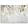 Obraz na plátne Béžové závesné listy vetvičky betón boho (Rozmery 120 x 80 cm)