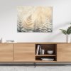 Obraz na plátne Béžové listy papradia príroda perie boho (Rozmery 120 x 80 cm)
