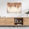 Obraz na plátne Béžové závesné hnedé listy príroda boho (Rozmery 120 x 80 cm)