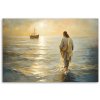 Obraz na plátne Ježiš kráčajúci po vode (Rozmery 120 x 80 cm)
