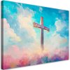 Obraz na plátne Farebné nebo Náboženský kríž (Rozmery 120 x 80 cm)