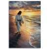 Obraz na plátne Ježiš Kristus kráčajúci po vode (Rozmery 80 x 120 cm)