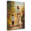 Obraz na plátne Prechádzka s Ježišom (Rozmery 80 x 120 cm)