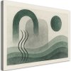 Obraz na plátne Abstraktné vlny Akvarel (Rozmery 90 x 60 cm)