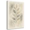 Obraz na plátne Botanické listy Akvarel Béžová Minimalizmus (Rozmery 80 x 120 cm)