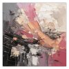 Obraz na plátne Impresionistická Abstraktná Ružová (Rozmery 60 x 60 cm)