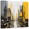 Obraz na plátne Moderné Mesto Žlté (Rozmery 60 x 60 cm)
