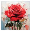Obraz na plátne Červené ruže Kvety (Rozmery 60 x 60 cm)