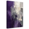 Obraz na plátne Abstrakcia Moderné Fialová Béžová Geometria (Rozmery 80 x 120 cm)