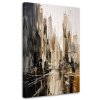 Obraz na plátne Mesto Moderná krajina Monochromatický Akryl (Rozmery 80 x 120 cm)