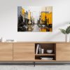 Obraz na plátne Architektúra mesta Abstraktné žlté (Rozmery 90 x 60 cm)