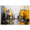 Obraz na plátne Architektúra mesta Abstraktné žlté (Rozmery 90 x 60 cm)