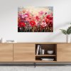Obraz na plátne Poľné červené kvety Abstraktné (Rozmery 90 x 60 cm)