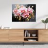 Obraz na plátne Orchidea Storczyk Ružové kvety (Rozmery 90 x 60 cm)