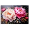 Obraz na plátne Pivoňky Ružové kvety (Rozmery 90 x 60 cm)