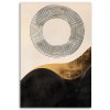 Obraz na plátne kruhové línie abstraktné (Rozmery 80 x 120 cm)