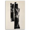 Obraz na plátne Vertikálne tvary abstraktný čierny (Rozmery 80 x 120 cm)