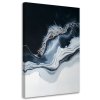 Obraz na plátne Abstraktný mramor šedý Čierny minimalizmus (Rozmery 80 x 120 cm)
