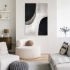 Obraz na plátne Čierno-biely abstraktný minimalizmus (Rozmery 80 x 120 cm)