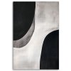 Obraz na plátne Čierno-biely abstraktný minimalizmus (Rozmery 80 x 120 cm)