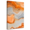 Obraz na plátne Grafický abstraktný mramor oranžový (Rozmery 80 x 120 cm)