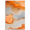 Obraz na plátne Grafický abstraktný mramor oranžový (Rozmery 80 x 120 cm)
