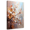 Obraz na plátne Jemné listy Kvety na vetvičkách (Rozmery 60 x 90 cm)