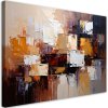 Obraz na plátne Hnedá abstrakcia (Rozmery 120 x 80 cm)