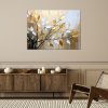 Obraz na plátne Glamour Zlaté listy Vetvičky (Rozmery 120 x 80 cm)