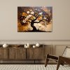 Obraz na plátne Strom života Abstrakcia Krajina Hnedá (Rozmery 120 x 80 cm)