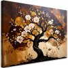 Obraz na plátne Strom života Abstrakcia Krajina Hnedá (Rozmery 120 x 80 cm)