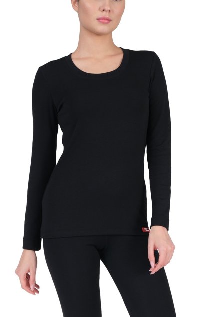 Dámske termotričko čierne predok