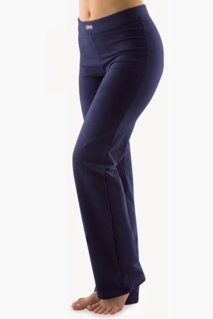 Dámske legíny GINA normálna dľžka modré