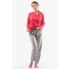 Dámske pyžamo GINA 19137 červené