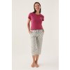 Dámský bordový domaci komplet