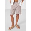 Krátke nohavice bledá kava TOMMYLIFE