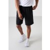 81136 Pánske teplákové kraťasy čierne