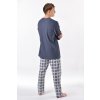 79205 pánske pyžamo GINA s dlhým rukávom zo zadu