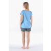 Dámske bambusové krátke pyžamo zadný pohľad