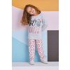 Detské pyžamko RP1365 so vzorom sovičky a nápisom So Cute