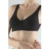 Športová podprsenka 97017 GINA cez hlavu čierna