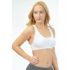 07018 Luxusná ŠPORTOVÁ podprsenka s vypchávkami biela