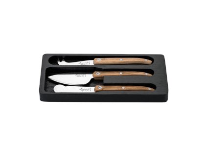 LAGUIOLE Innovation noze na syr 3 ks rukojet dubova a79290823 10850
