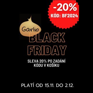 BLACK FRIDAY 20% sleva na vybrané produkty 🧄🧅🍋 ‼️Pouze do 2.12.2024‼️ Využijte slevu na nákup vánočních dárků🎁 nebo si...